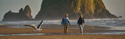 Haystack Rock and Cannon Beach